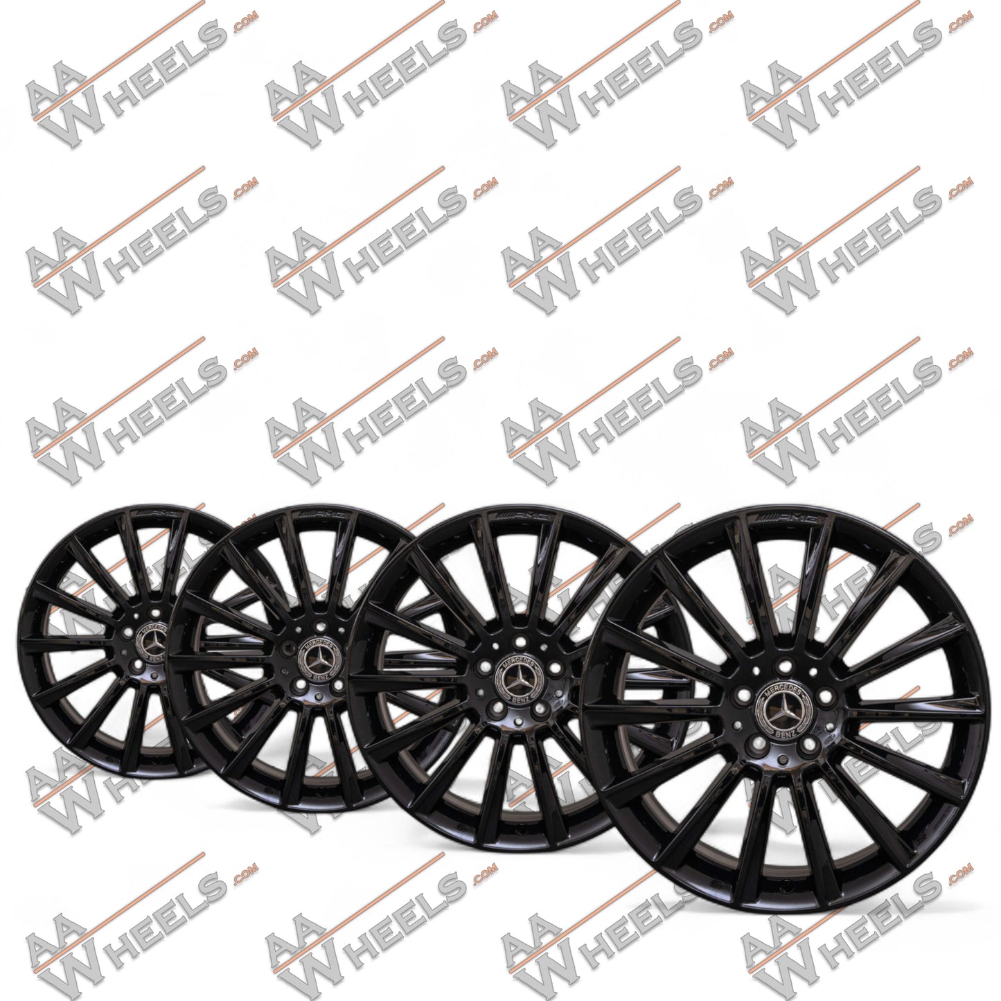 Mercedes C Klasse W205 AMG Multispaaks 19 inch originele velgen A2054011300 | A2054011400