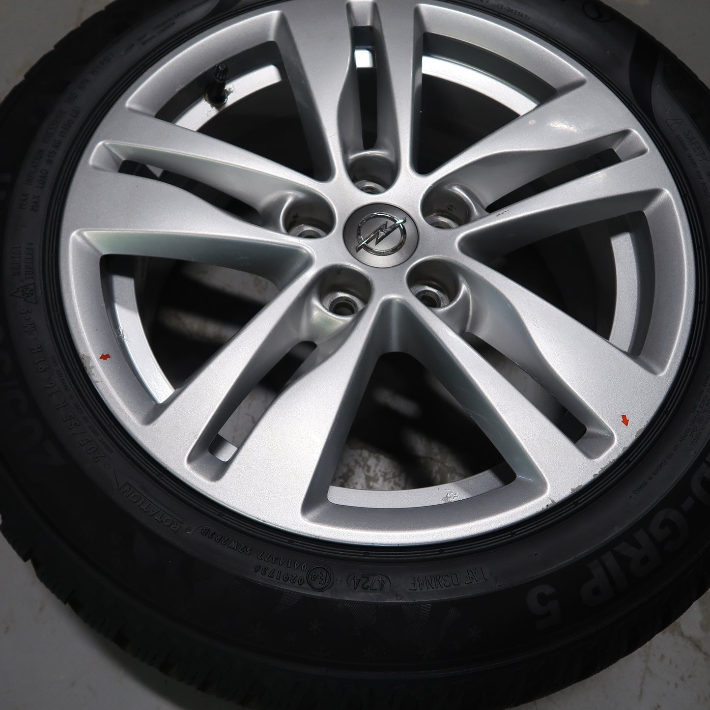 Opel Astra K 16 inch originele velgen 39024544 | Winterbanden