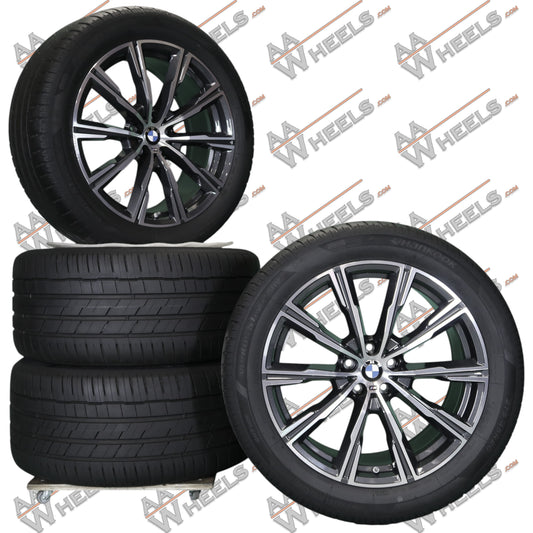 BMW X5 X6 G05 G06 740M 20 inch originele velgen 8071996 | 8071997 | Zomerbanden