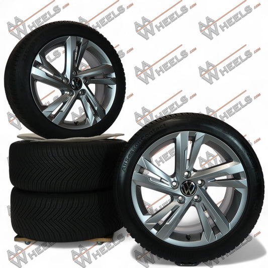 Volkswagen Golf 8 Valencia 17 inch originele velgen 5H0601025AF | All Season banden