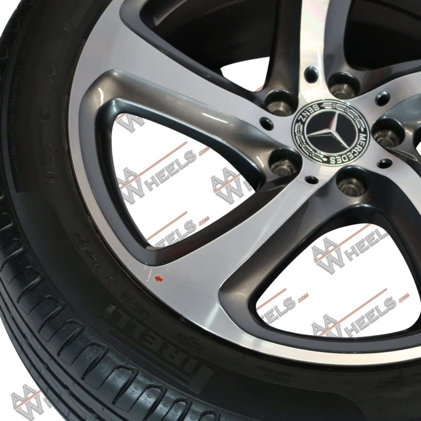 Mercedes E Klasse W213 C238 18 inch originele velgen A2134013200 | Zomerbanden