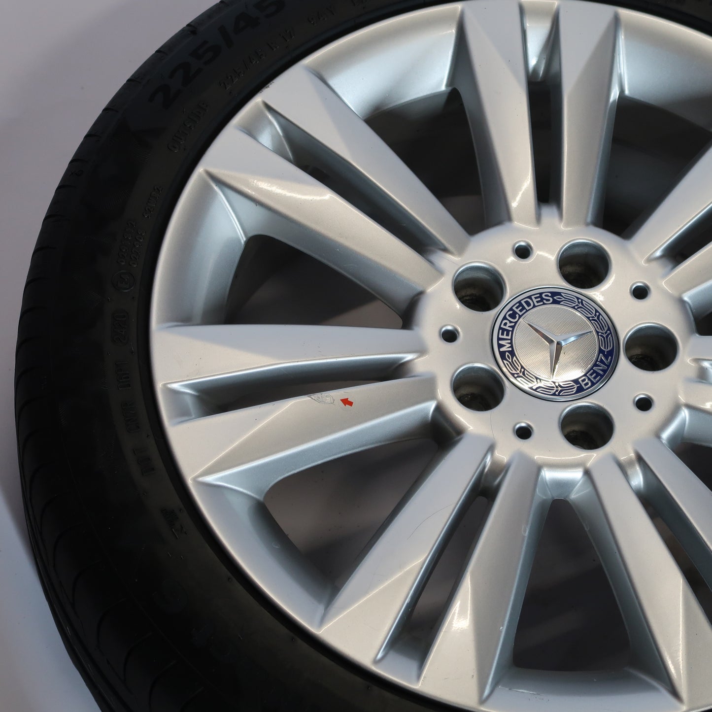 Mercedes A Klasse B Klasse CLA W176 W246 W117 17 inch originele velgen A2464010602 | Zomerbanden