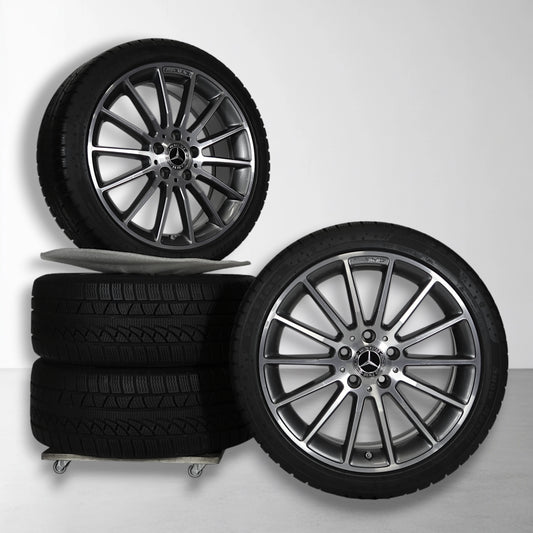 Mercedes A Klasse B Klasse CLA W176 W246 W117 AMG Multispaaks 18 inch originele velgen A1764010200 | Winterbanden