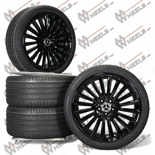 Mercedes C klasse W206 S206 AMG Multispaaks 19 inch originele velgen A2064011900 | A2064012000 | Zomerbanden