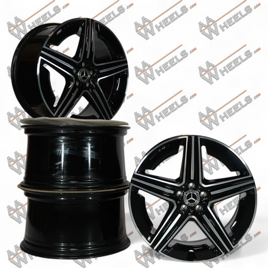 Mercedes GLE X167 C167 AMG 21 inch originele velgen A1674014301 | A1674014401