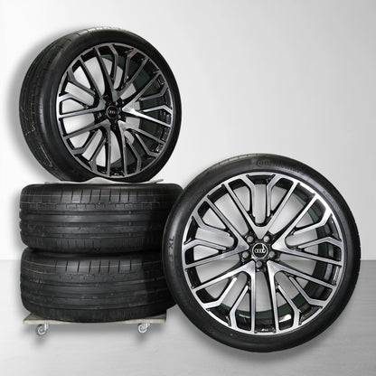 Audi Q8 SQ8 4M 23 inch originele velgen 4M8601025BN | Zomerbanden