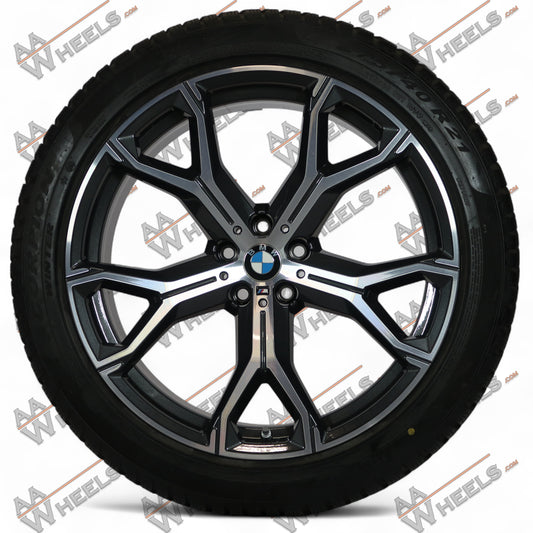 BMW X5 X6 G05 G06 741M 21 inch originele velgen 8071998 | 8071999 | Winterbanden