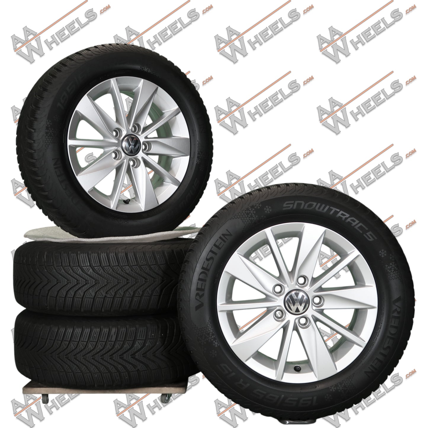 Volkswagen Golf 7, Caddy 15 inch originele velgen 5G0601025AA | Winterbanden