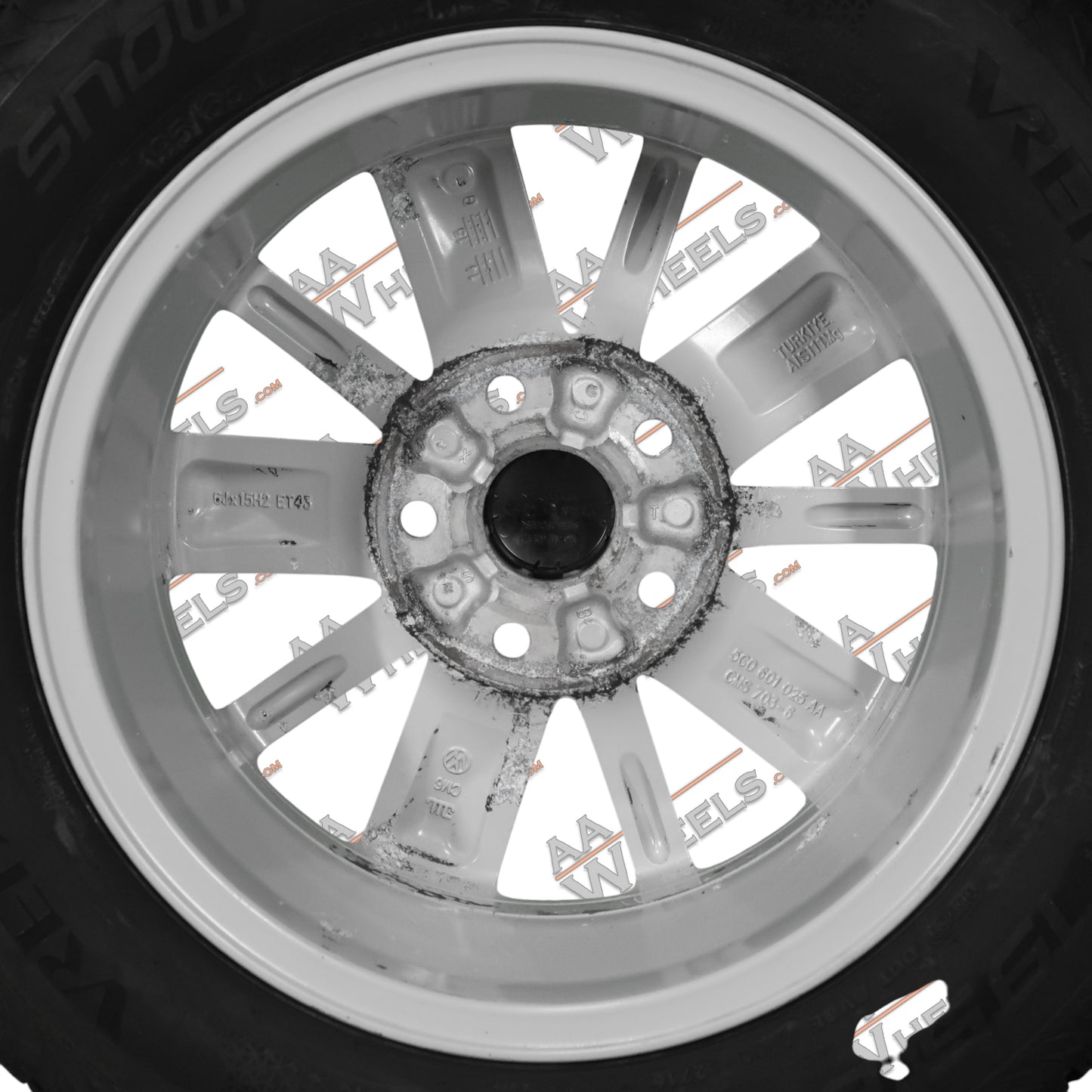 Volkswagen Golf 7, Caddy 15 inch originele velgen 5G0601025AA | Winterbanden