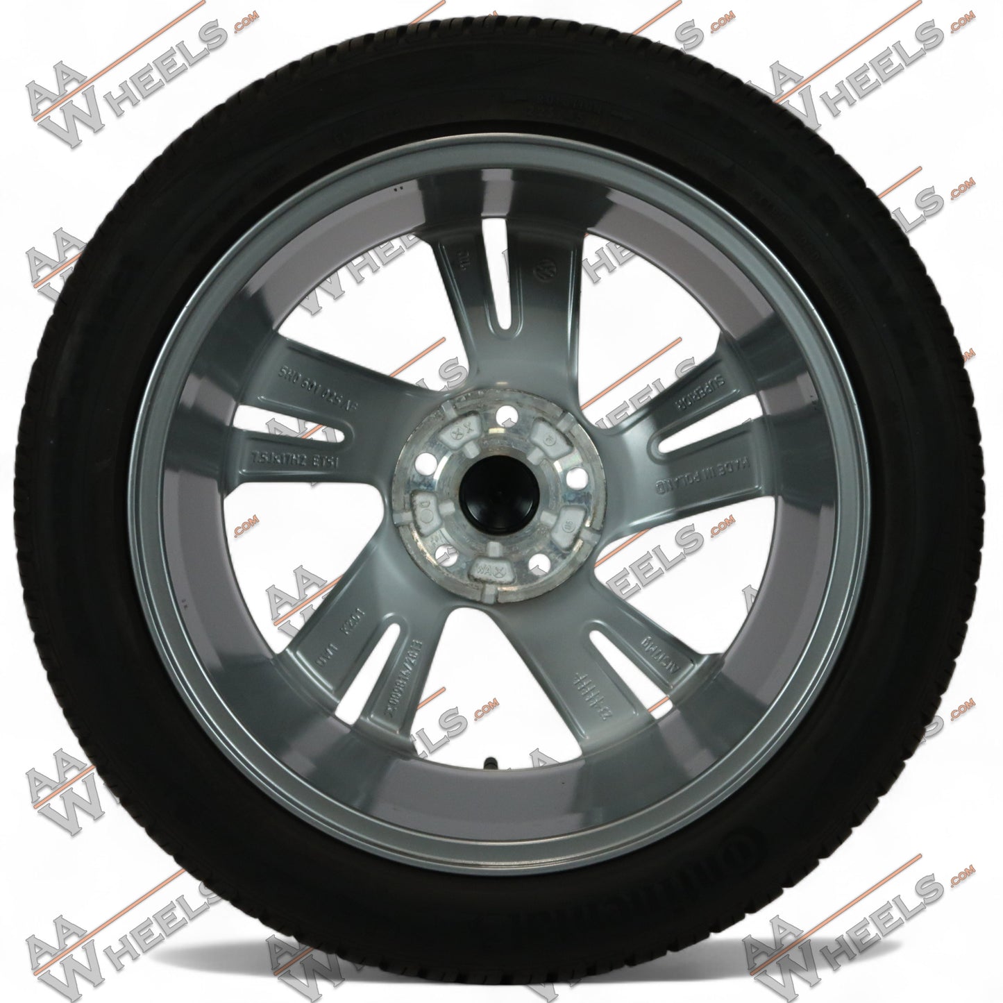 Volkswagen Golf 8 Valencia 17 inch originele velgen 5H0601025AF | All Season banden