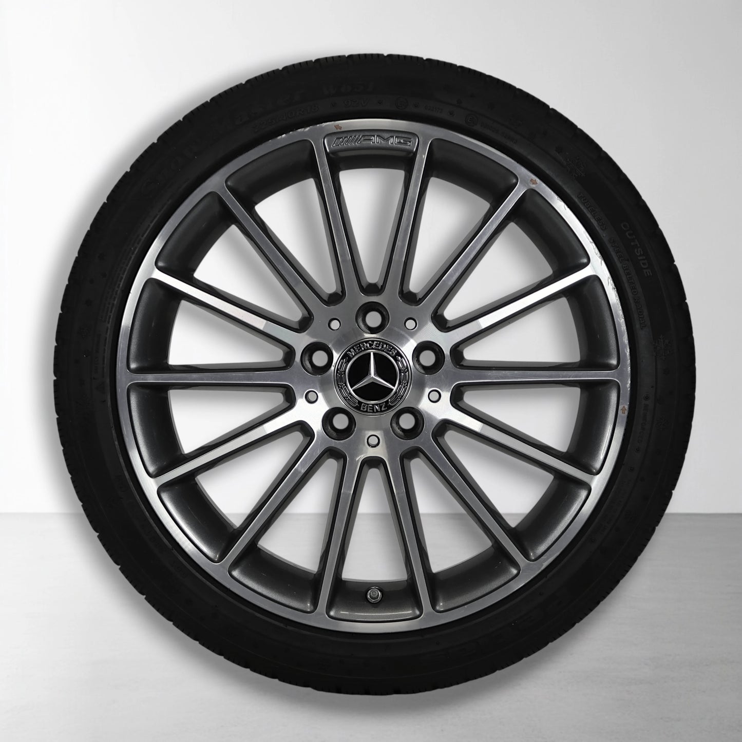 Mercedes A Klasse B Klasse CLA W176 W246 W117 AMG Multispaaks 18 inch originele velgen A1764010200 | Winterbanden