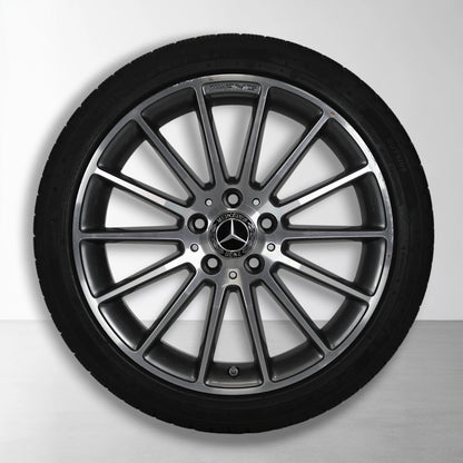 Mercedes A Klasse B Klasse CLA W176 W246 W117 AMG Multispaaks 18 inch originele velgen A1764010200 | Winterbanden