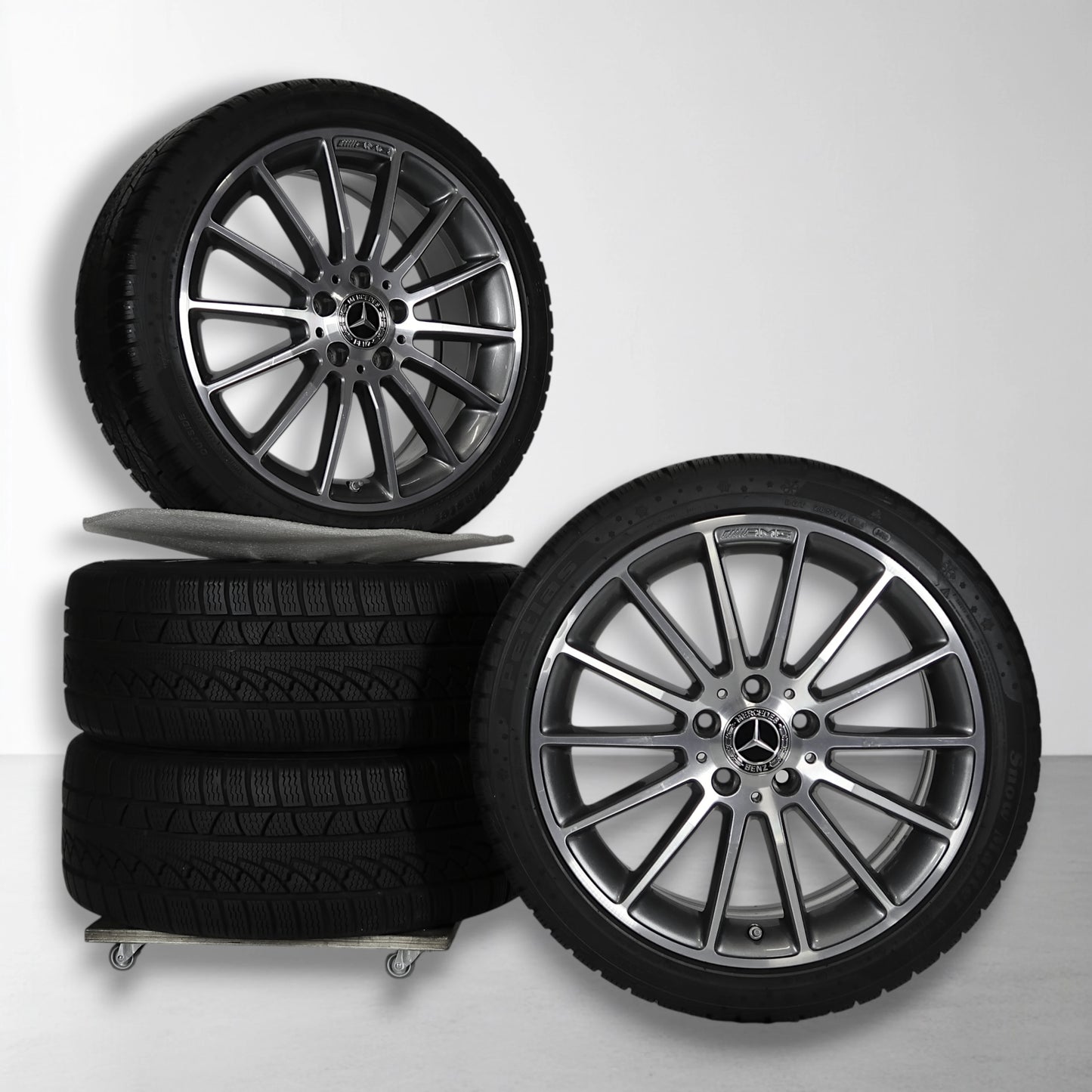 Mercedes A Klasse B Klasse CLA W176 W246 W117 AMG Multispaaks 18 inch originele velgen A1764010200 | Winterbanden