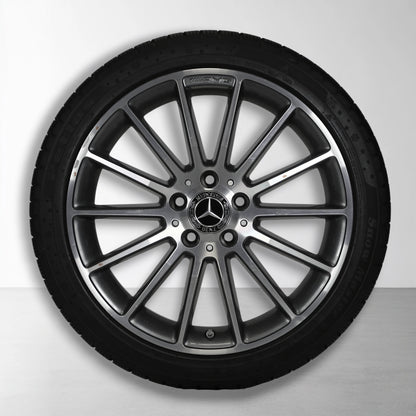 Mercedes A Klasse B Klasse CLA W176 W246 W117 AMG Multispaaks 18 inch originele velgen A1764010200 | Winterbanden