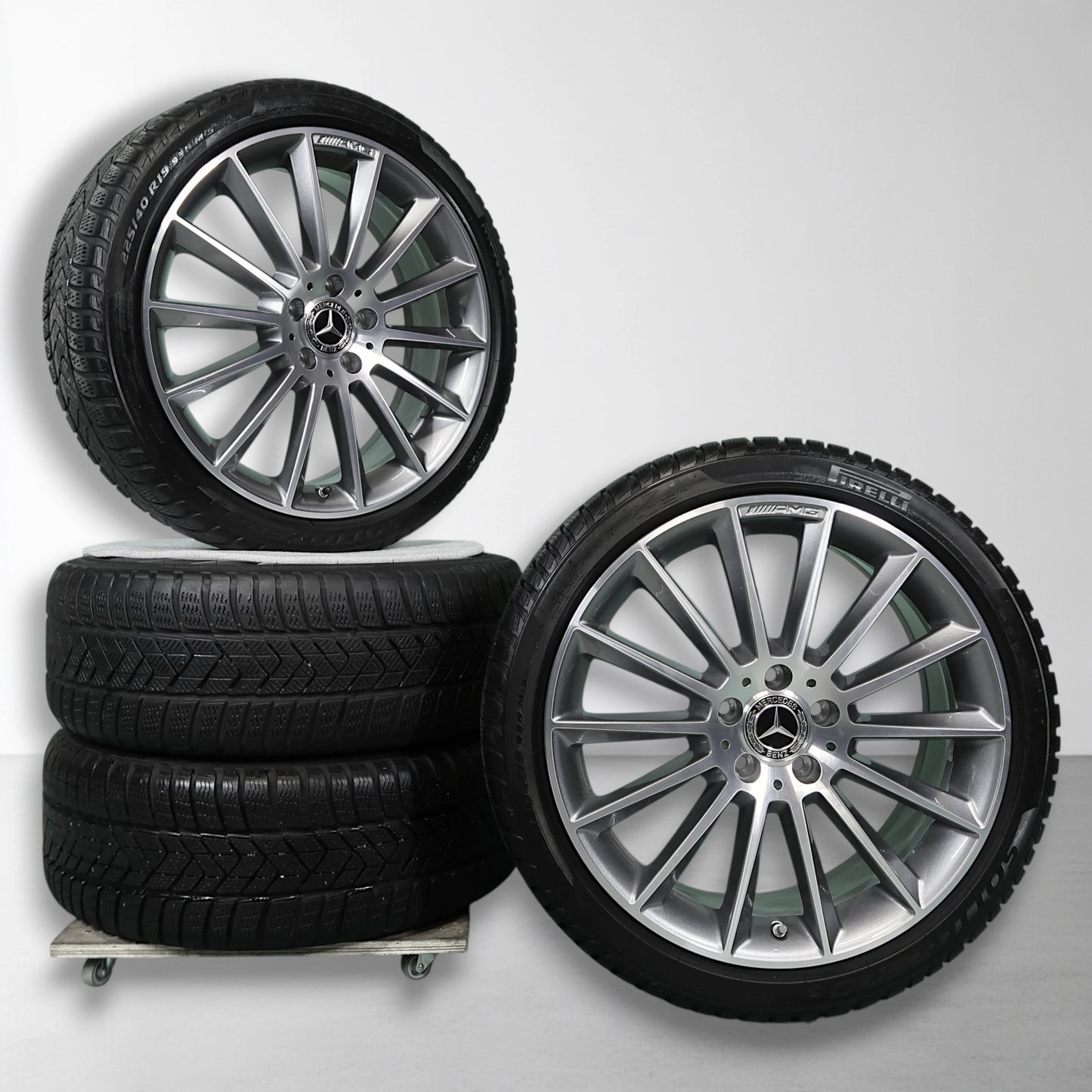 Mercedes A Klasse B Klasse CLA W177 W247 W118 AMG Multispaaks 19 inch originele velgen A1774011600 | Winterbanden