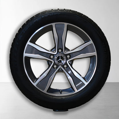Mercedes C Klasse W205 17 inch originele velgen A2054010800 | Winterbanden