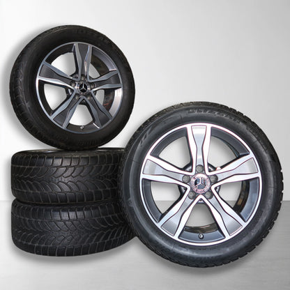 Mercedes C Klasse W205 17 inch originele velgen A2054010800 | Winterbanden