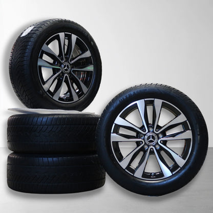 Mercedes C Klasse W206 17 inch originele velgen A2064016000 | A2064016100 | Winterbanden