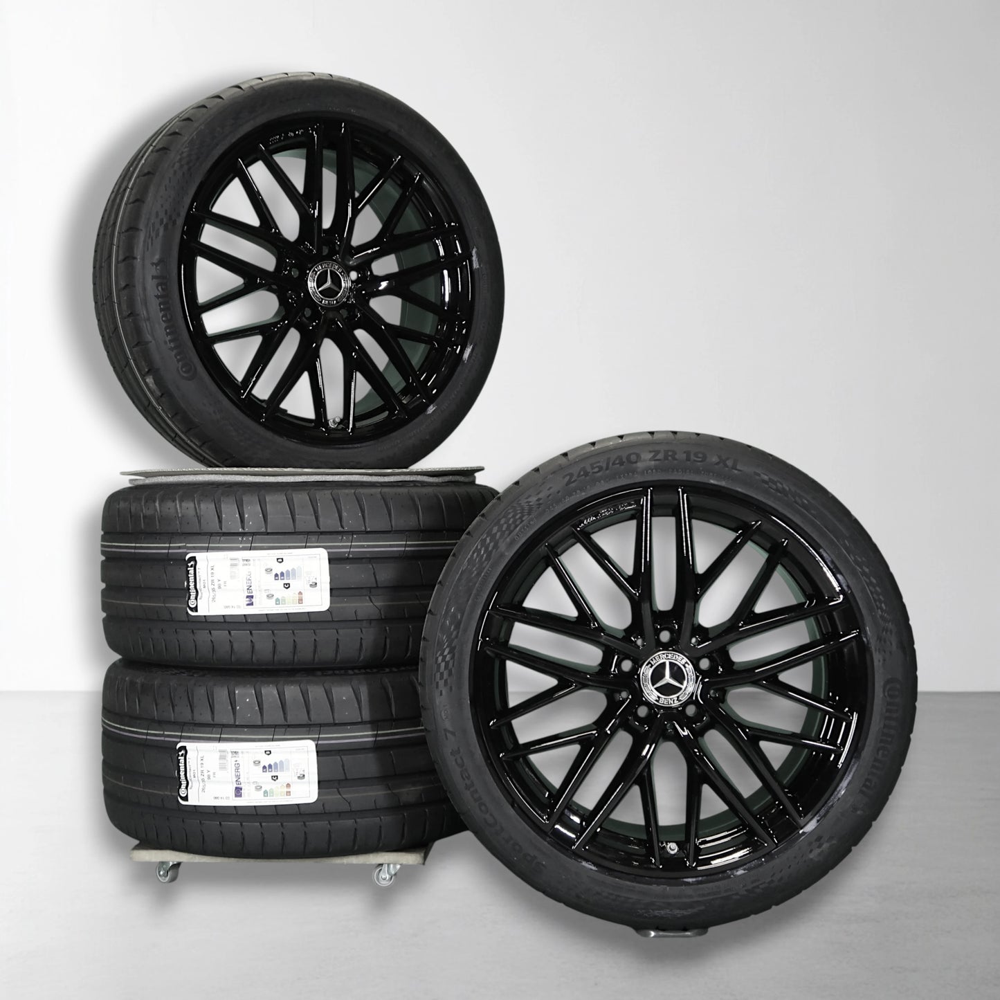 Mercedes C klasse C43 AMG W206 S206 19 inch originele velgen A2064012300 | A2064012400 | Zomerbanden