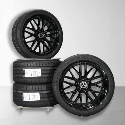 Mercedes C klasse C43 AMG W206 S206 19 inch originele velgen A2064012300 | A2064012400 | Zomerbanden