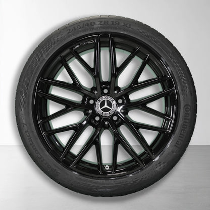Mercedes C klasse C43 AMG W206 S206 19 inch originele velgen A2064012300 | A2064012400 | Zomerbanden