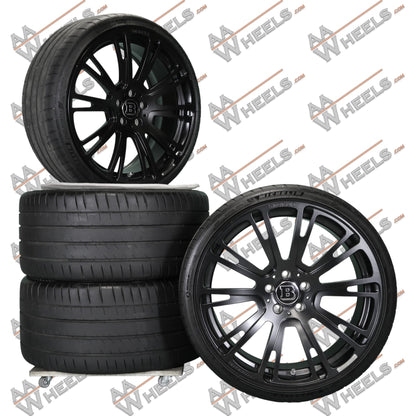 Mercedes C klasse C63 AMG C205 Brabus 20/21 inch originele velgen R12-900-45 | R12-051-50 | Zomerbanden