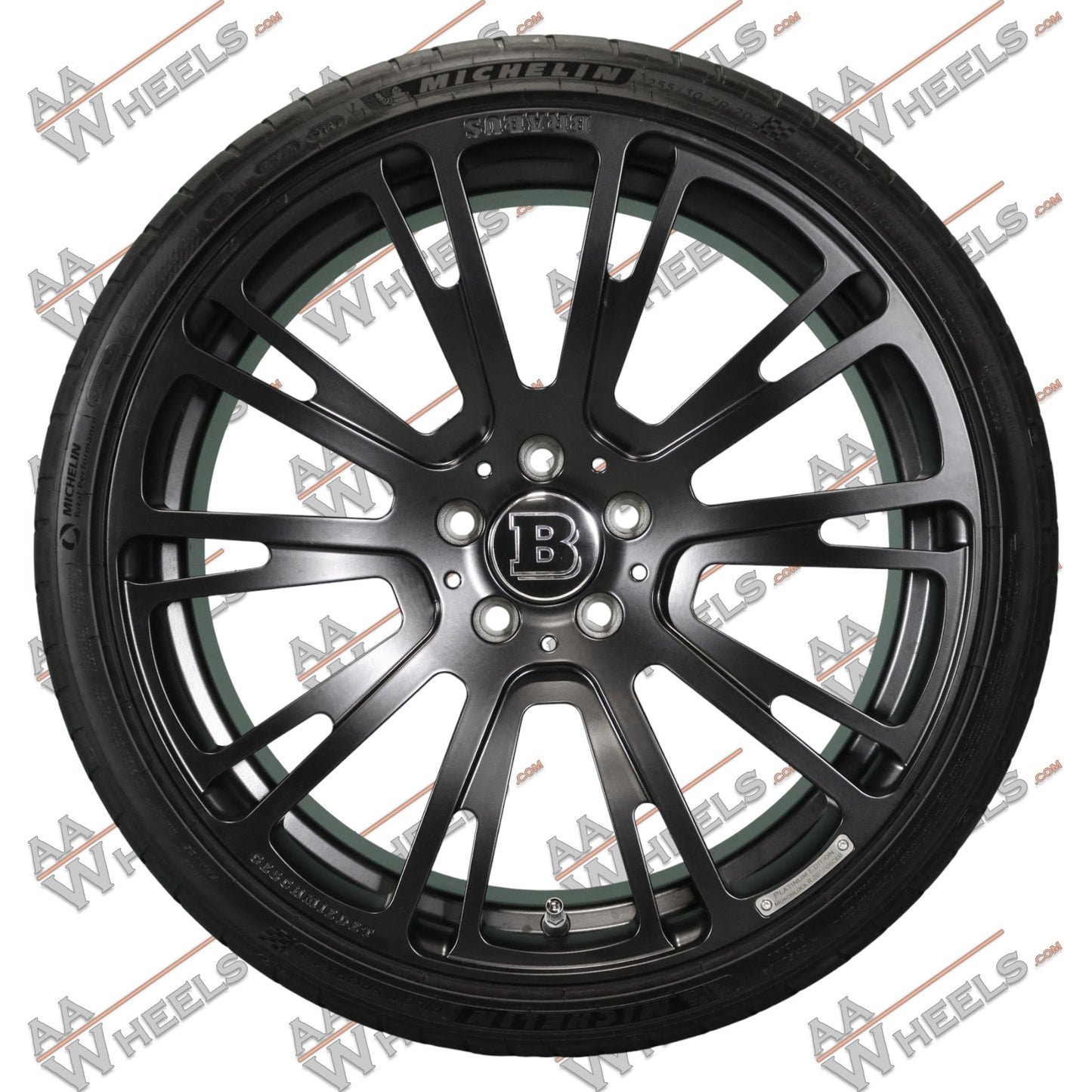 Mercedes C klasse C63 AMG C205 Brabus 20/21 inch originele velgen R12-900-45 | R12-051-50 | Zomerbanden