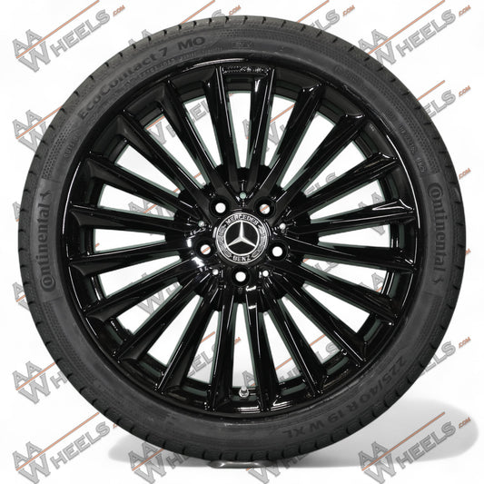 Mercedes C klasse W206 S206 AMG Multispaaks 19 inch originele velgen A2064011900 | A2064012000 | Zomerbanden