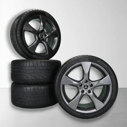 Mercedes CLS W218 19 inch originele velgen A2184010402 | A2184010502 | Winterbanden