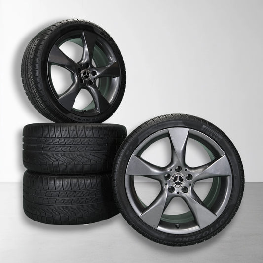 Mercedes CLS W218 19 inch originele velgen A2184010402 | A2184010502 | Winterbanden