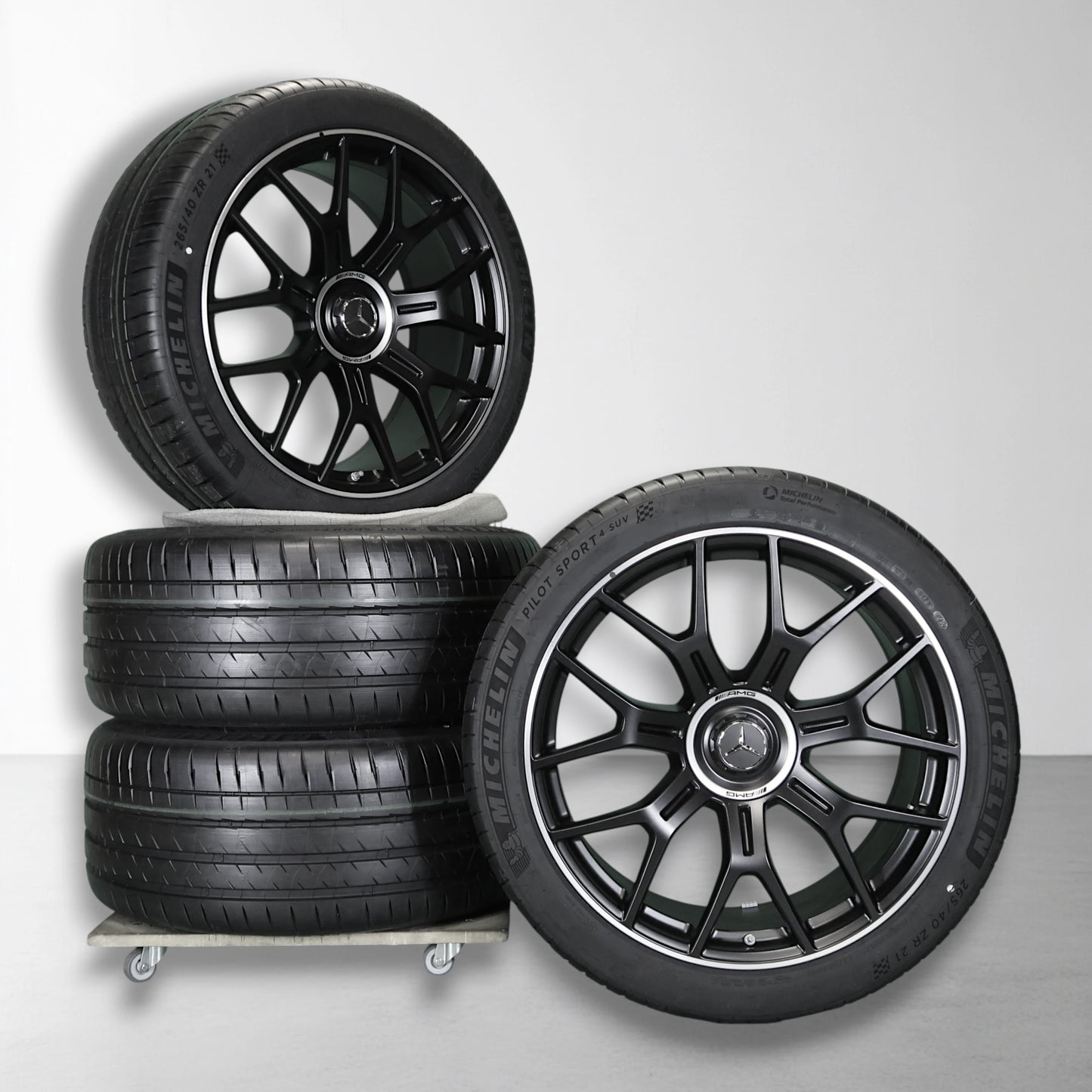 Mercedes GLC 43 63 AMG X254, C254 AMG Kruisspaak 21 inch originele velgen A2544011600 | A2544011700 | Zomerbanden