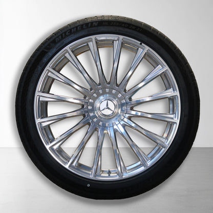 Mercedes S Klasse S63 AMG W223 21 inch originele velgen A2234012500 | A2234012600 | Zomerbanden