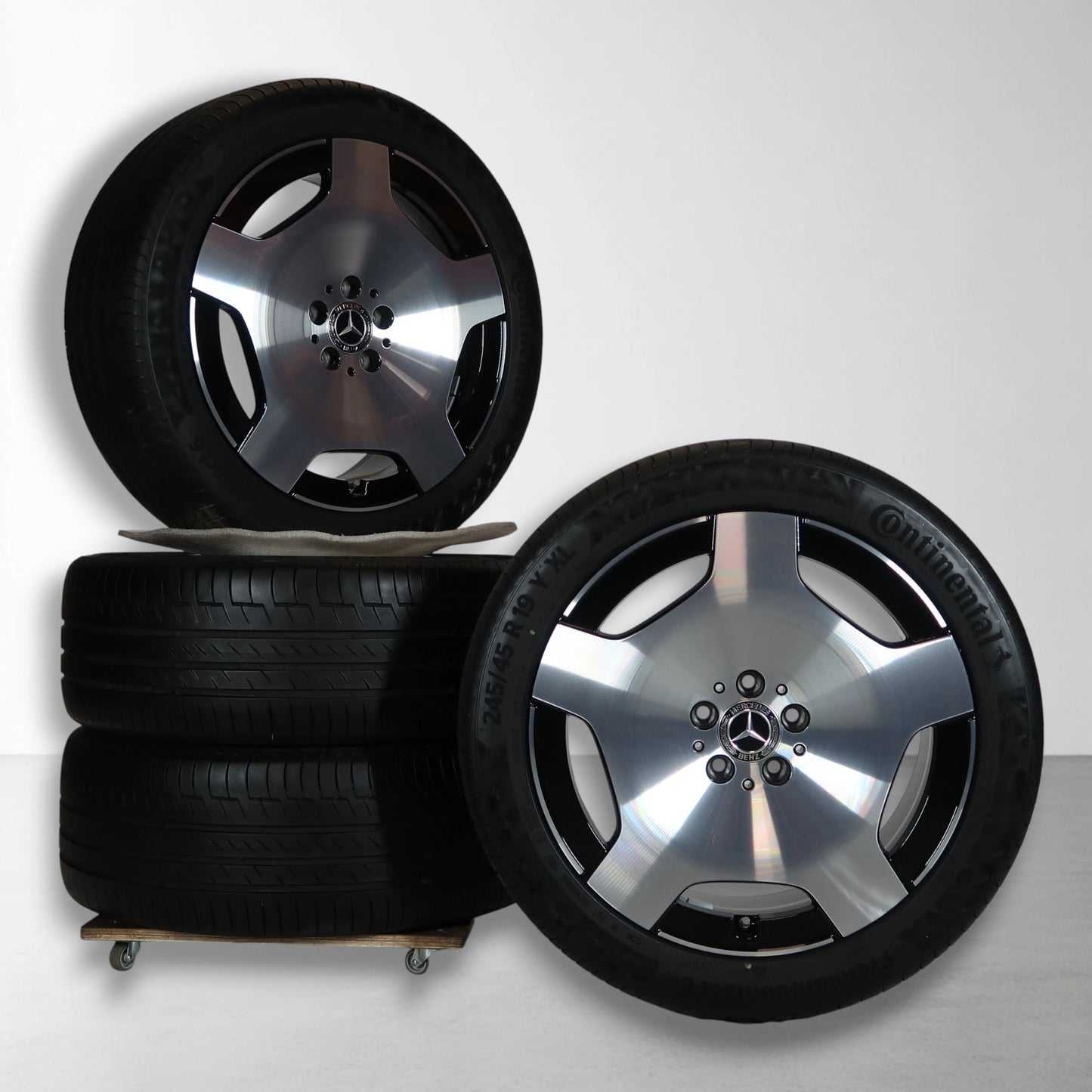 Mercedes Vito V klasse W447 Monoblock 19 inch originele velgen A4474018400 | Zomerbanden