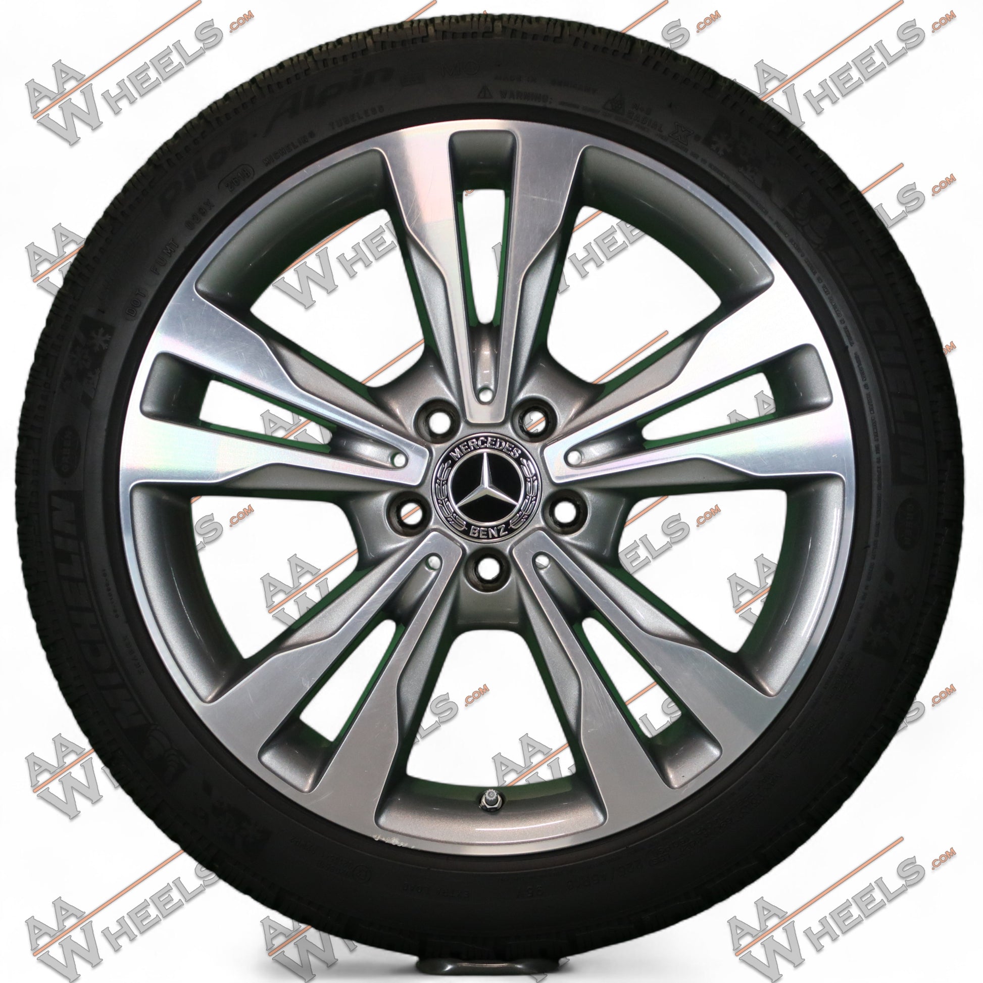 Mercedes C Klasse W205 18 inch originele velgen A2054012802 | A2054012902 | Winterbanden