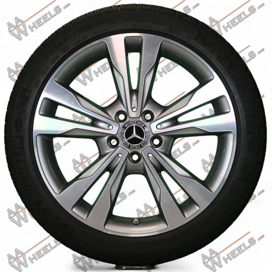 Mercedes C Klasse W205 18 inch originele velgen A2054012802 | A2054012902 | Winterbanden