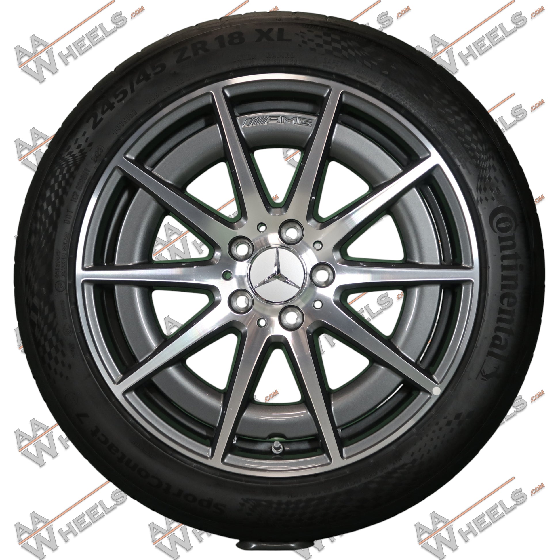 Mercedes C klasse C43 AMG W206 AMG 18 inch originele velgen A2064012100 | Zomerbanden