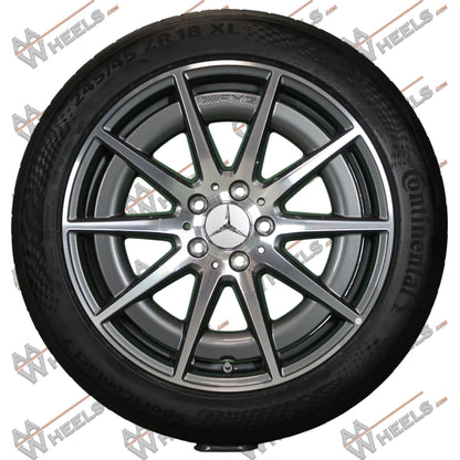 Mercedes C klasse C43 AMG W206 AMG 18 inch originele velgen A2064012100 | Zomerbanden