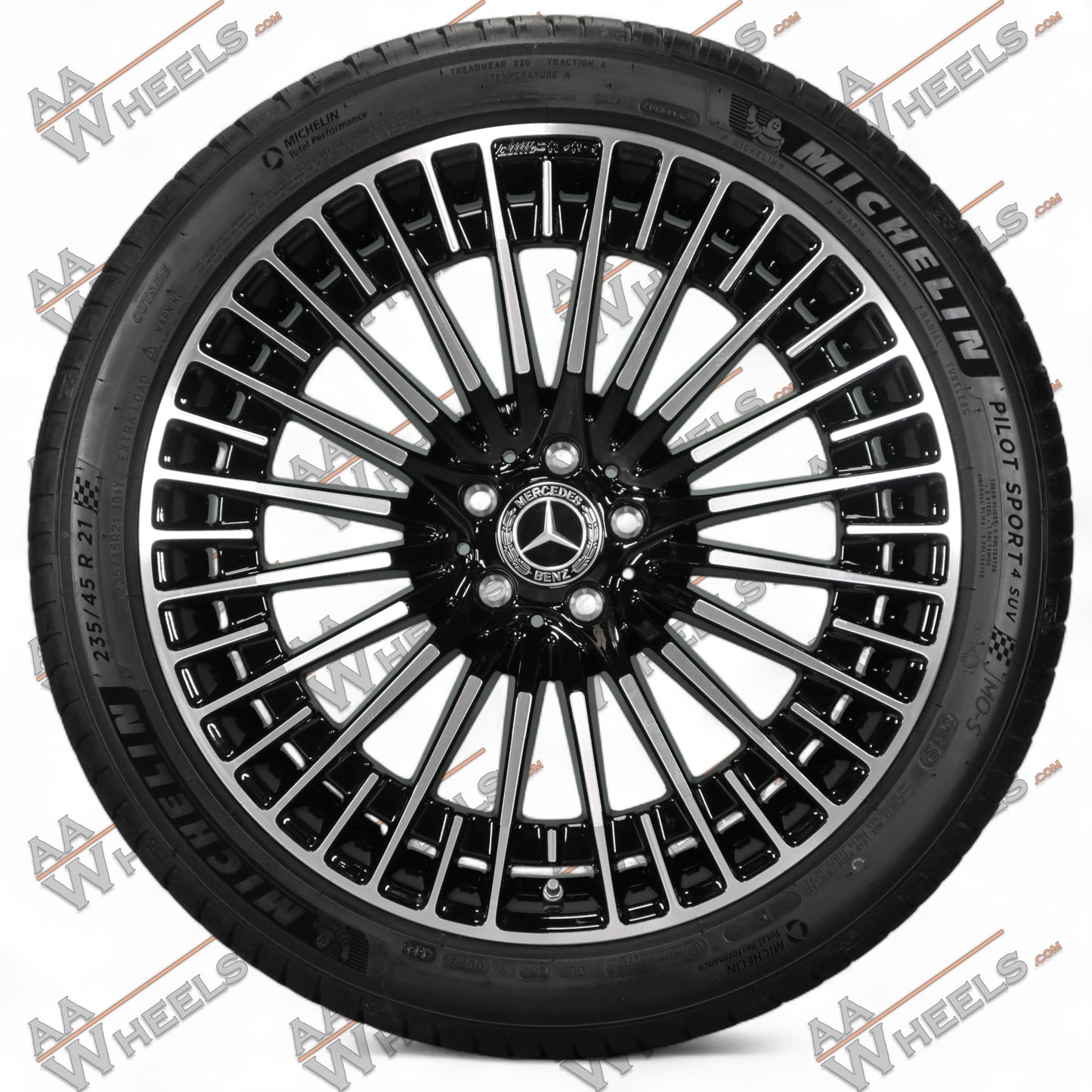 Mercedes EQC W293 AMG Multispaaks 21 inch originele velgen A2934011000 | A2934011100 | Zomerbanden