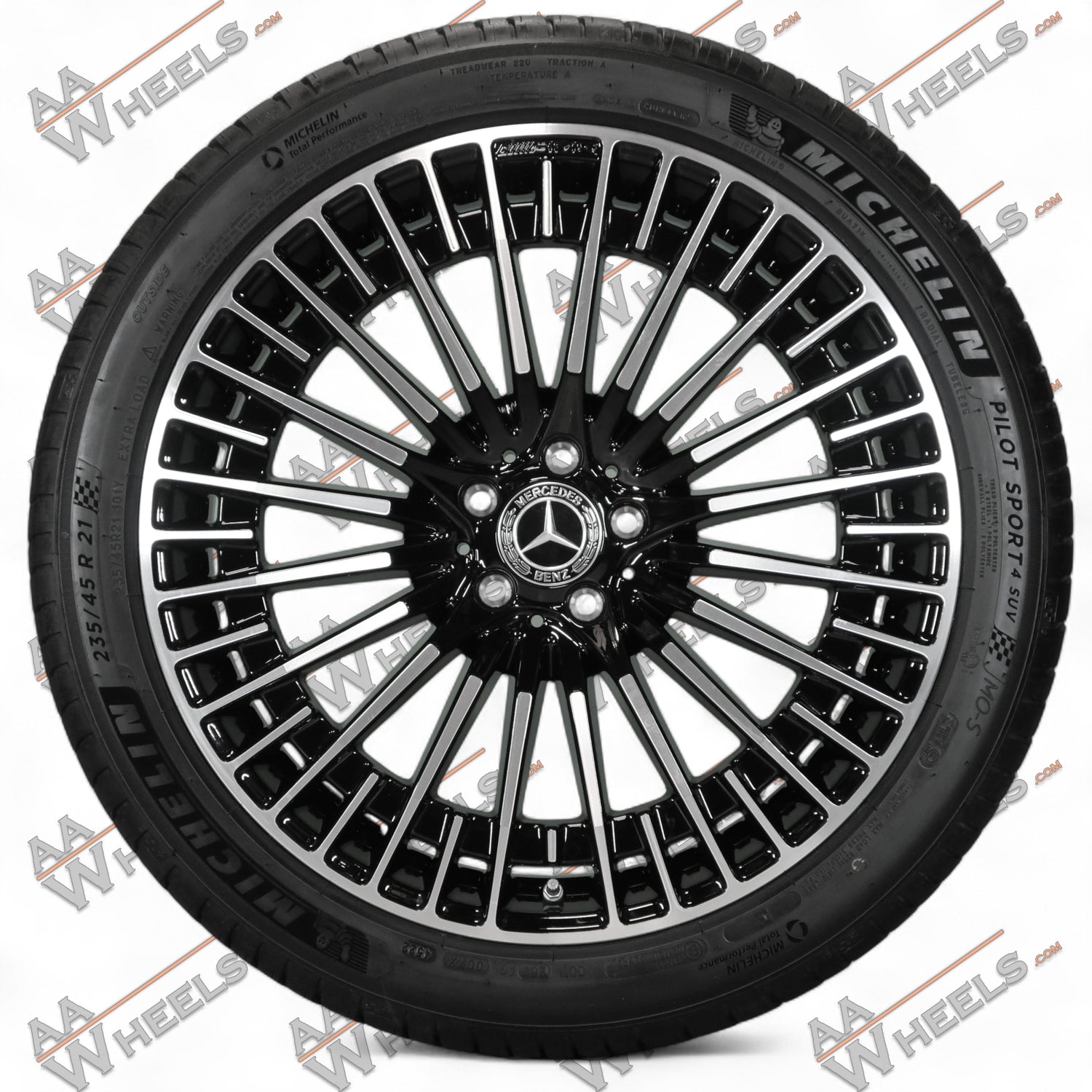 Mercedes EQC W293 AMG Multispaaks 21 inch originele velgen A2934011000 | A2934011100 | Zomerbanden