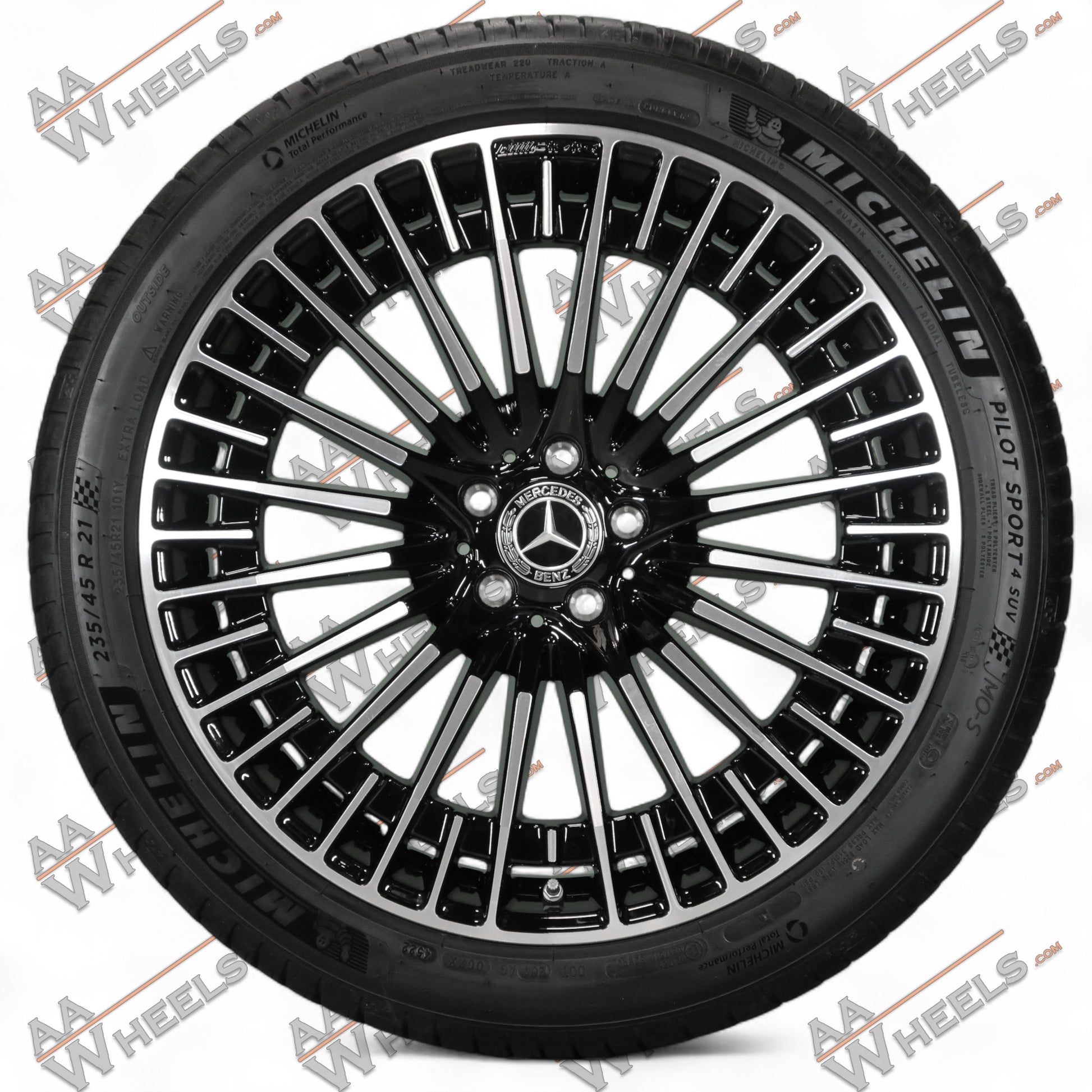 Mercedes EQC W293 AMG Multispaaks 21 inch originele velgen A2934011000 | A2934011100 | Zomerbanden