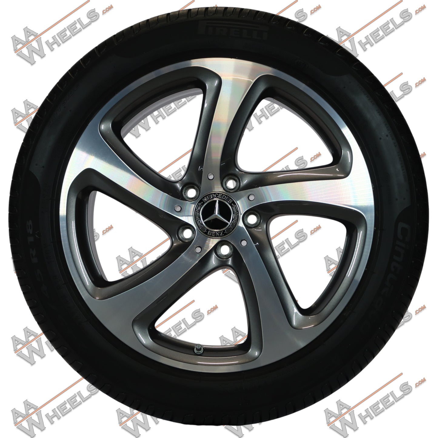 Mercedes E Klasse W213 C238 18 inch originele velgen A2134013200 | Zomerbanden