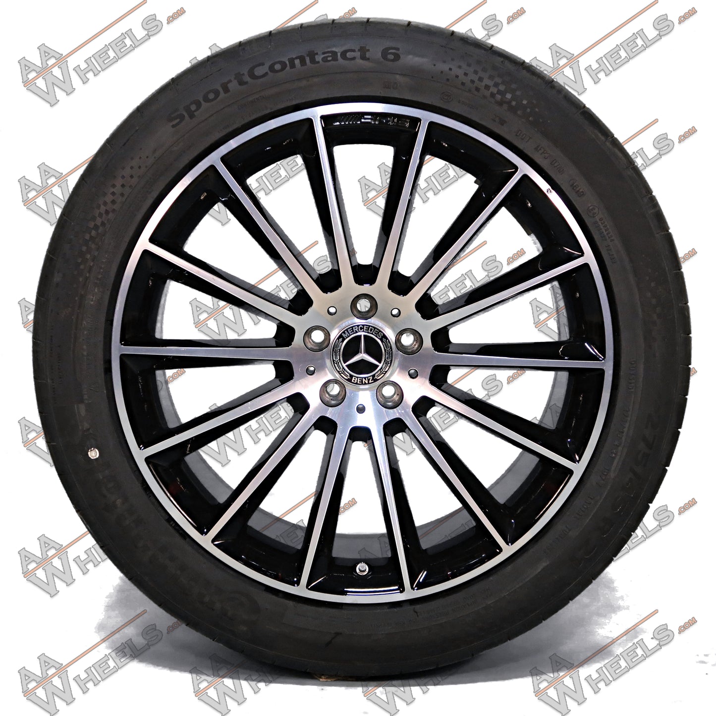 Mercedes GLE W167 Multispaaks AMG 21 inch originele velgen A1674013400 | A1674013500 | Zomerbanden