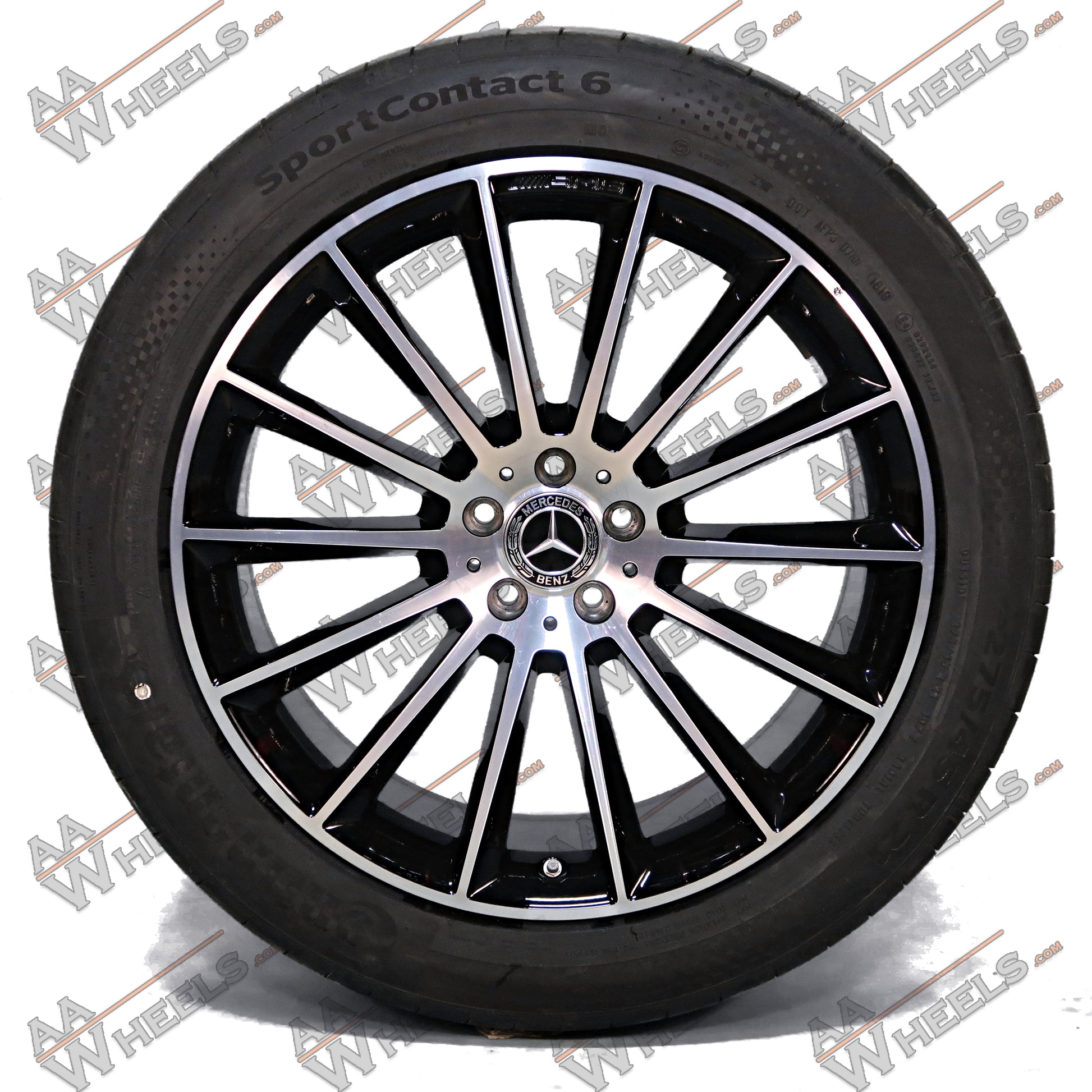 Mercedes GLE W167 Multispaaks AMG 21 inch originele velgen A1674013400 | A1674013500 | Zomerbanden