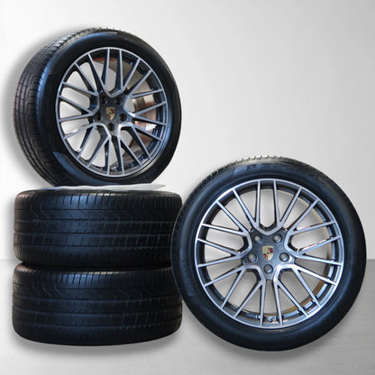 Porsche Cayenne Coupe E3 9Y RS Spyder 21 inch originele velgen 9Y0601025BF | 9Y0601025BG | Zomerbanden