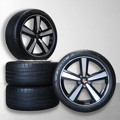 Porsche Cayenne Coupe E3 II Exclusive 22 inch originele velgen 9Y0601025EA | 9Y0601025CE | Zomerbanden