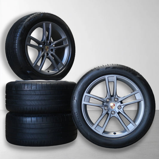 Porsche Cayenne Coupe E3 II Turbo 21 inch originele velgen 9Y0601025DP | 9Y0601025BT | Zomerbanden