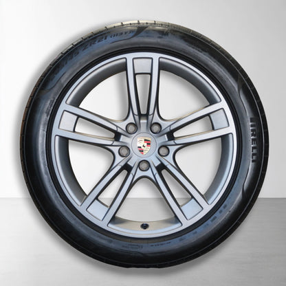Porsche Cayenne Coupe E3 II Turbo 21 inch originele velgen 9Y0601025DP | 9Y0601025BT | Zomerbanden