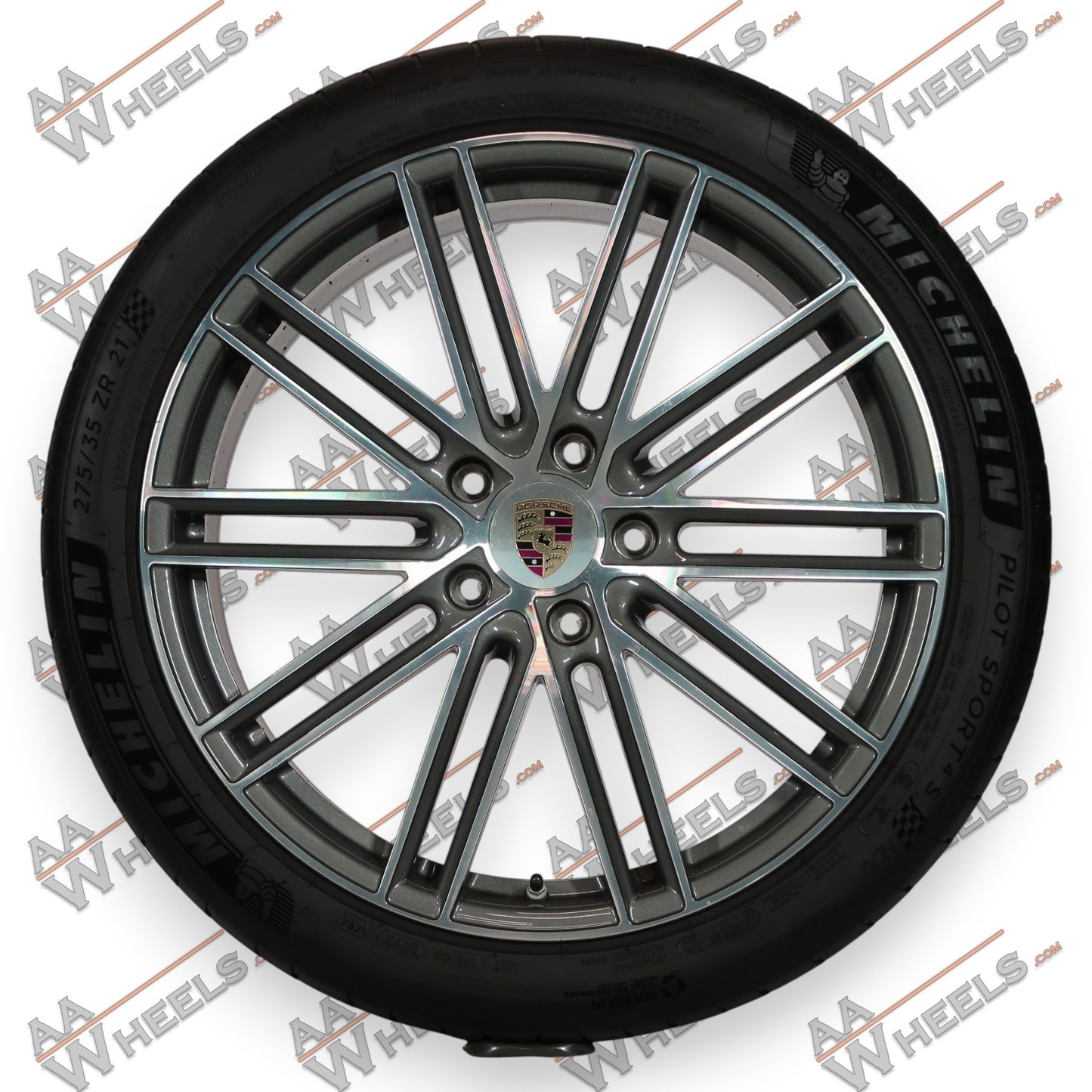 Porsche Panamera 971 G2 Turbo IV 21 inch originele velgen 971601025AB | 971601025AC | Zomerbanden