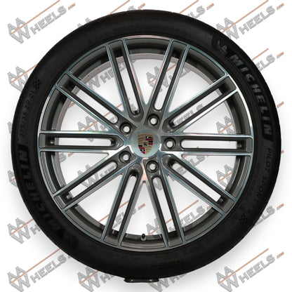 Porsche Panamera 971 G2 Turbo IV 21 inch originele velgen 971601025AB | 971601025AC | Zomerbanden