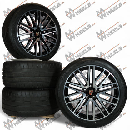 Porsche Cayenne E3 II Turbo Design 22 inch originele velgen 9Y0601025DR | 9Y0601025DS | Zomerbanden